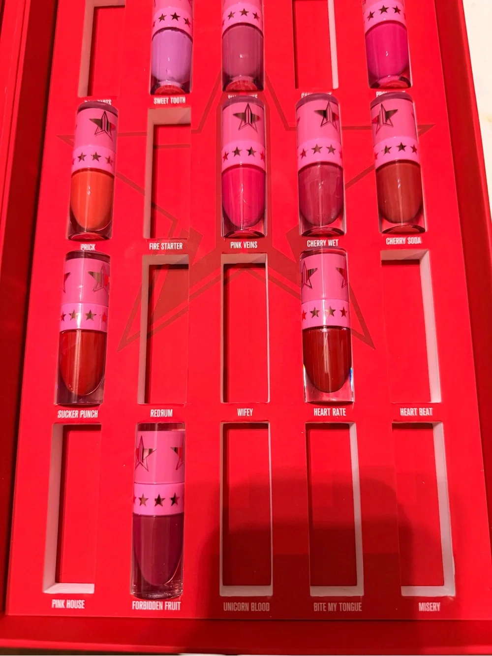 Jeffree Star Blood Sugar PARTIAL Vault